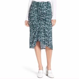 Clara floral green ponderosa print skirt NWOT